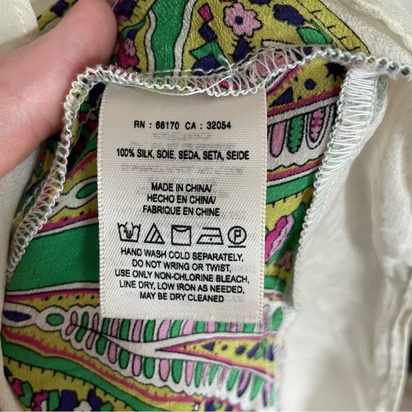 Maeve | Komal Silk Boho Paisley Print Top - Picture 3 of 9